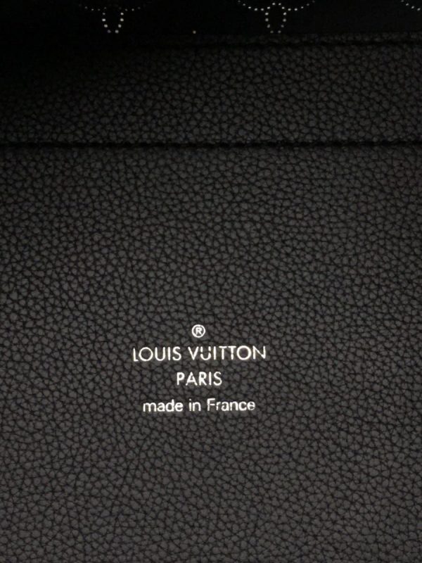 2341451436788 05 Louis Vuitton Hina MM Mahina Black Leather Handbag