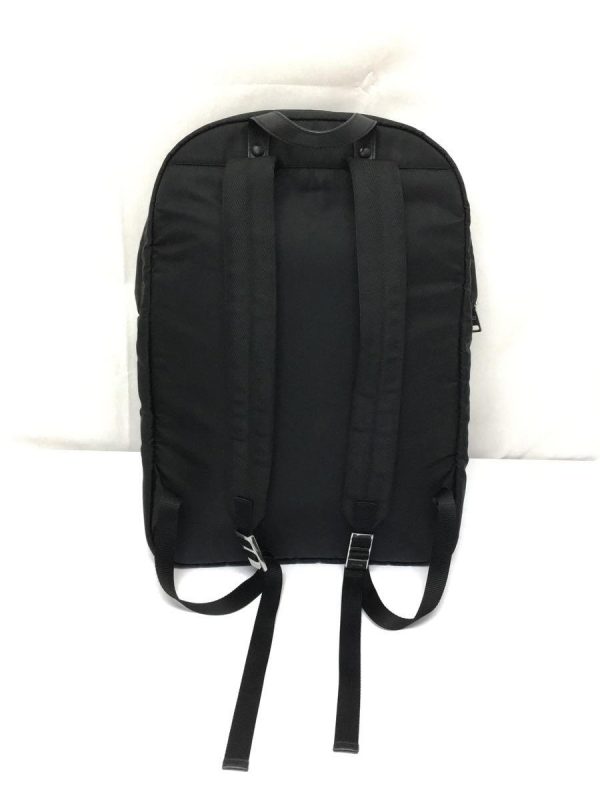 2343140074318 03 PRADA Backpack Plain Nylon Black