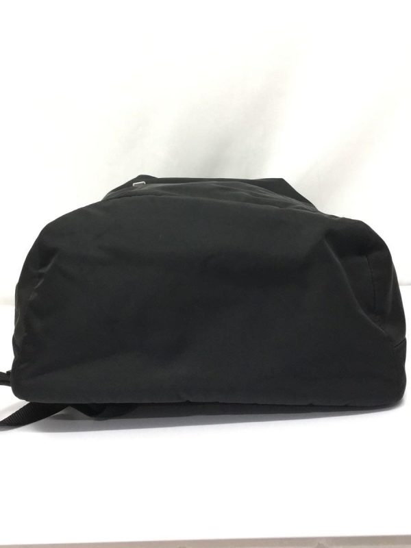 2343140074318 04 PRADA Backpack Plain Nylon Black