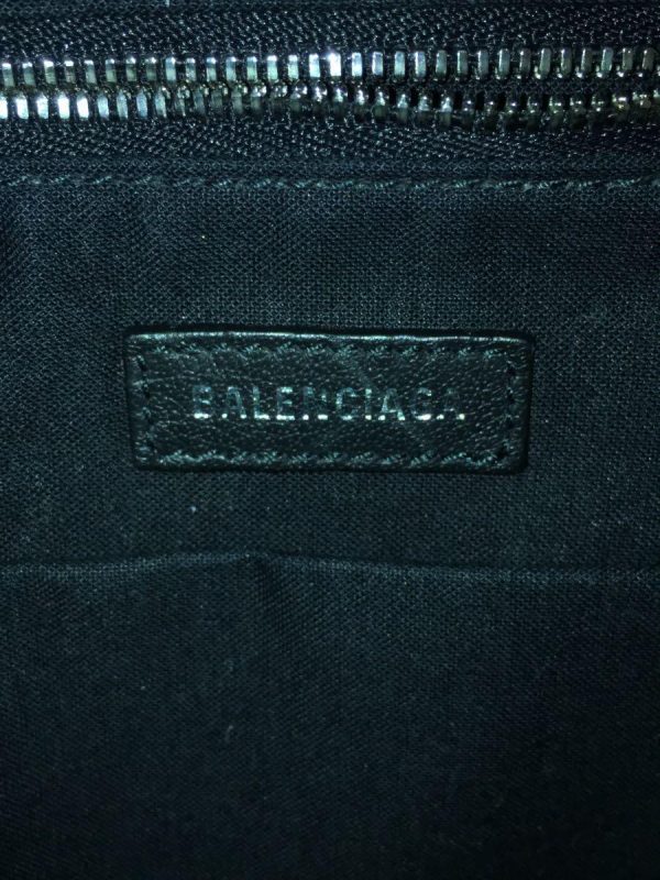 2343460169480 05 BALENCIAGA Leather Bag Black