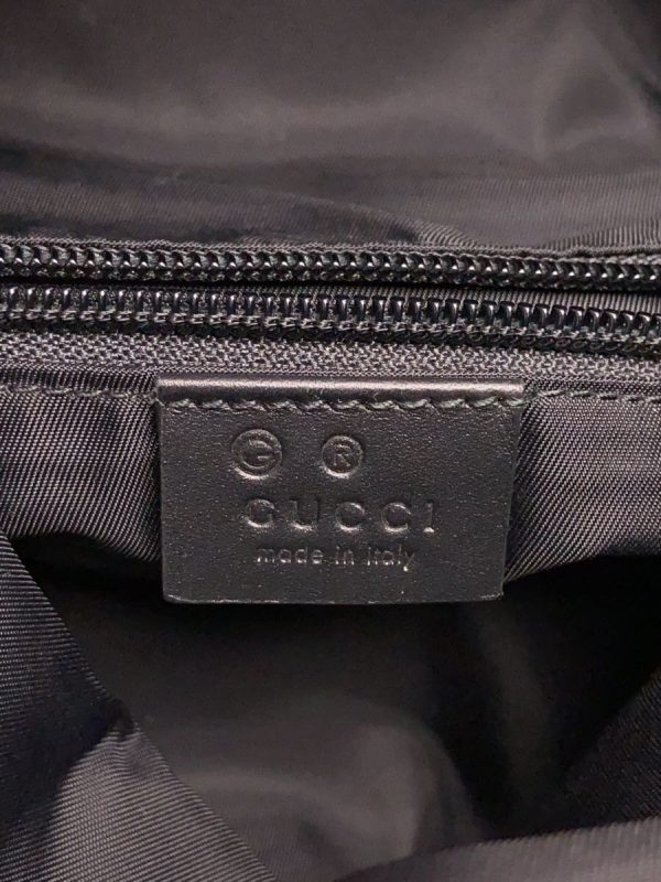 2343520199884 05 Gucci Sherry Line Black Backpack