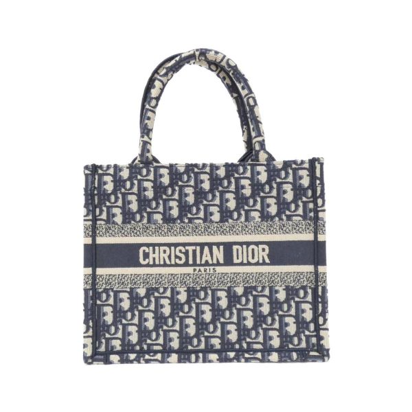 2600066349792 1 b Christian Dior DIOR OBLIQUE Book Tote Small Bag Blue