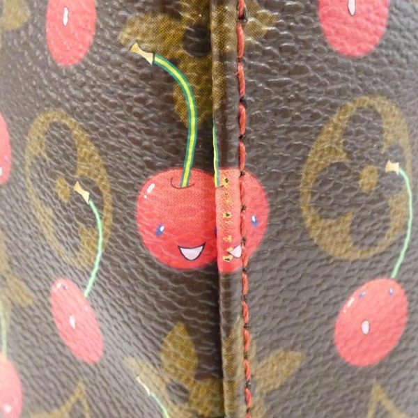 2600068351915 4 b Louis Vuitton Monogram Cherry Bucket Bag Marron Gold