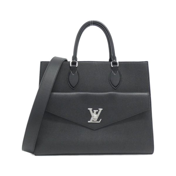 2600069439032 1 b Louis Vuitton Lock Me Tote Bag Black