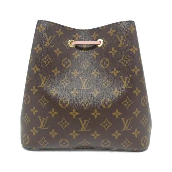 2700038614535 2 b Louis Vuitton Monogram Neo Noe Shoulder Bag MarronRose PoudreGold