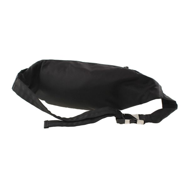 3 Prada Shoulder Pochette Nylon Waist Bag Tessuto Black