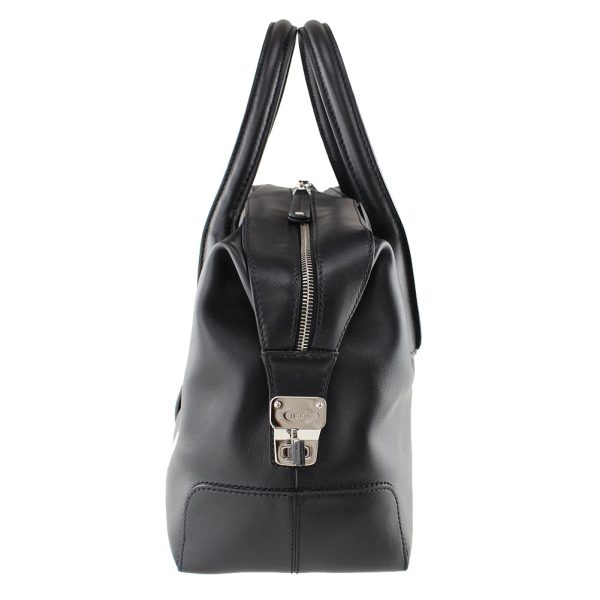 3 Tods Handbag Shoulder Bag 2way Black