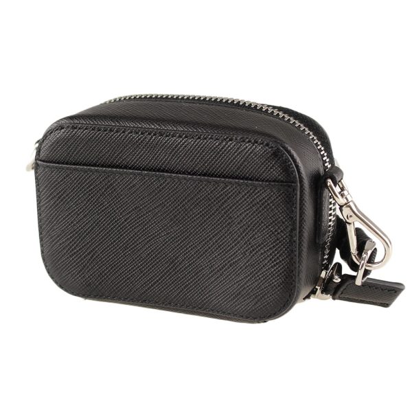 3 Prada Shoulder Bag Pochette Black