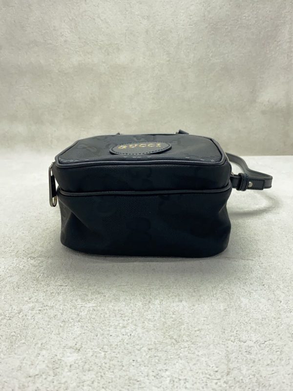 3 Gucci Shoulder Bag Off The Grid Allover Pattern Black