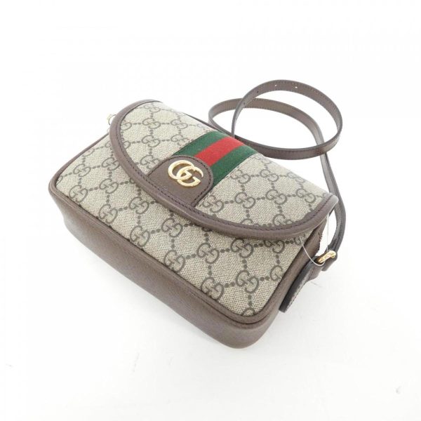 3 Gucci Ophidia GG Supreme Shoulder Bag BeigeBrown