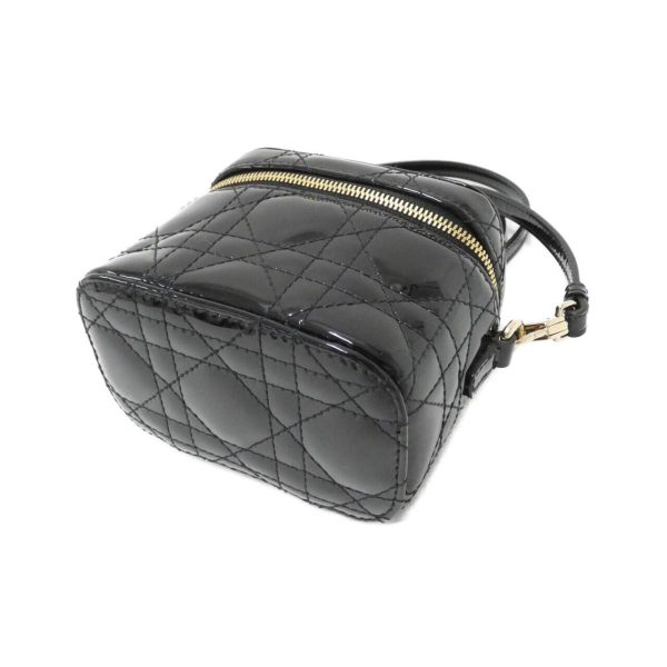 3 Christian Dior Micro Lady Dior Vanity Case Bag Black