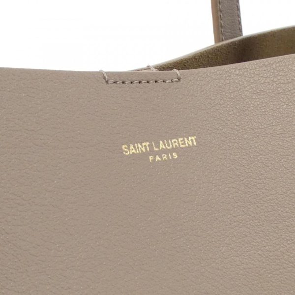 3 Saint Laurent Calf Handbag Greyish Brown