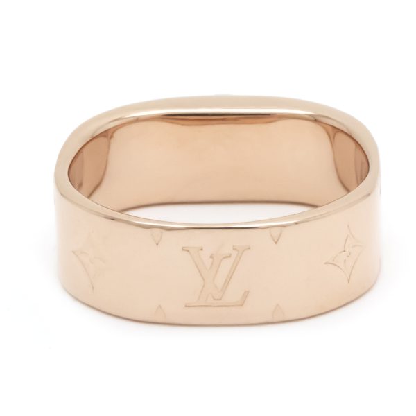 3 Louis Vuitton Burg Nanogram Ring Ring Pink Gold Silver