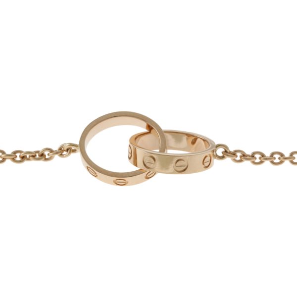 3 Cartier Baby Love Bracelet 18k K18 Pink Gold