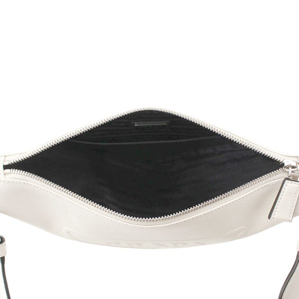 3 Prada Shoulder Bag Pochette White