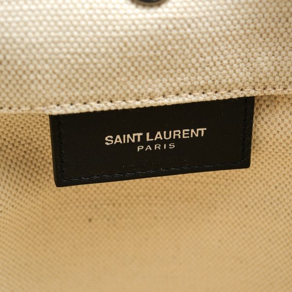 374111 6 Saint Laurent Rive Gauche Seau Bucket Shoulder Bag White