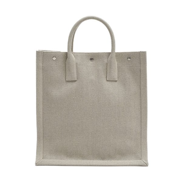 377305 3 Saint Laurent Rive Gauche Mens Tote Bag Beige