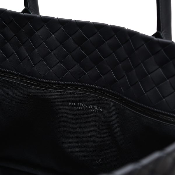 382086 7 Bottega Veneta Intrecciato Tote Bag Dark Navy