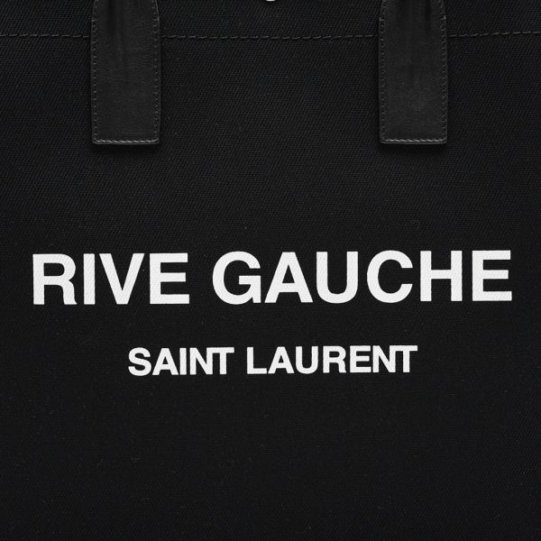 383264 5 1 Saint Laurent Rive Gauche Mens Tote Bag Black