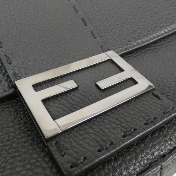 4 Fendi Selleria Baguette Calf Waist Bag NeroRut