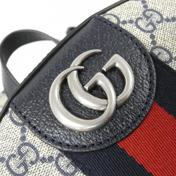 4 Gucci Ophidia GG Canvas Leather Rucksack BeigeBlue