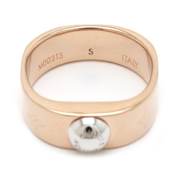 4 Louis Vuitton Burg Nanogram Ring Ring Pink Gold Silver