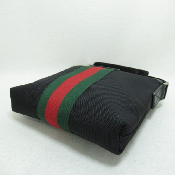 4 Gucci Shoulder Bag Nylon Black