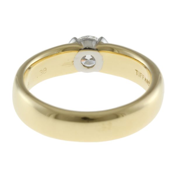 4 Tiffany Solitaire Ring 18K YellowGold