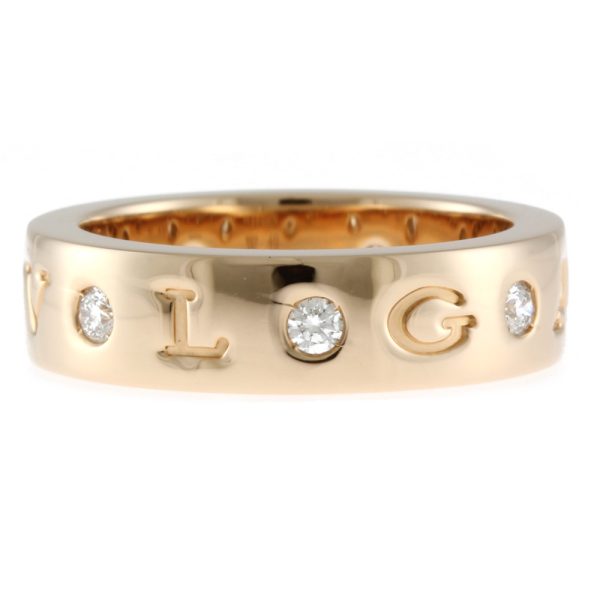 4 Bulgari Bvlgari Ring No 9 18k Diamond PinkGold