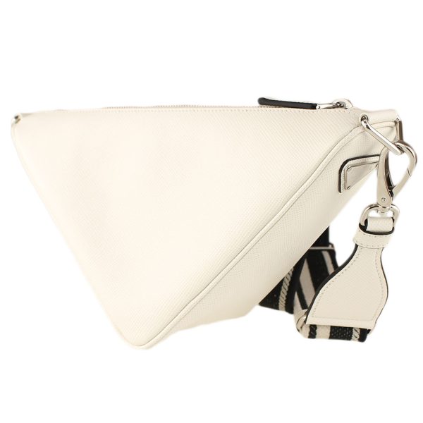 4 Prada Shoulder Bag Pochette White