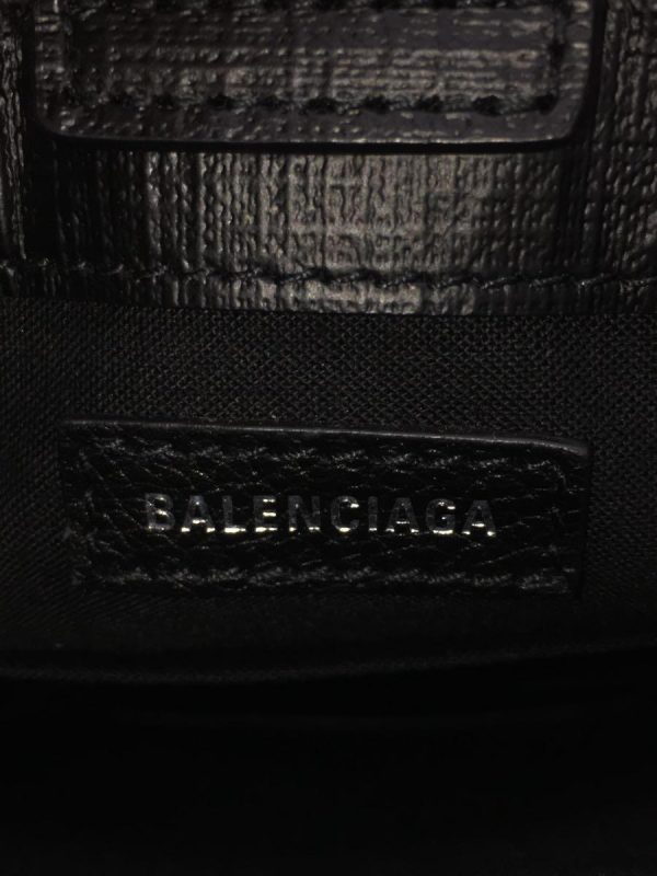 5 Balenciaga Large Shopping Bag 2way Shoulder Bag Leather Black