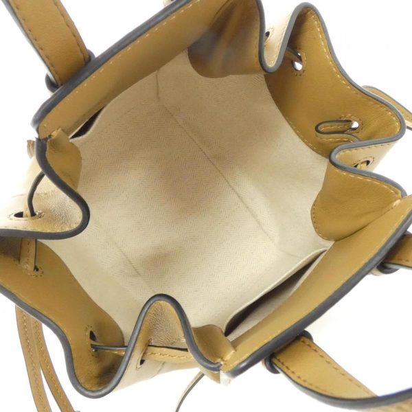 5 Loewe Hammock Drawstring Mini Shoulder Bag Ochre Green