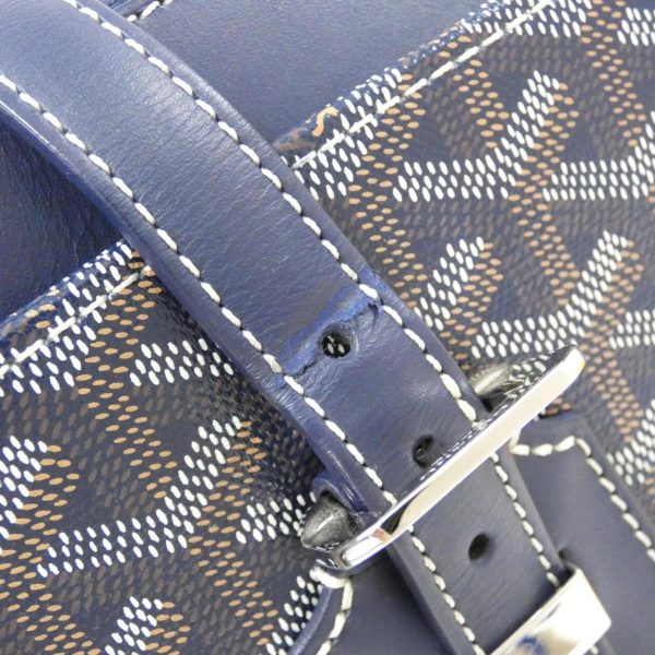 5 Goyard Marie MM Coated Canvas Bag Blue Marine