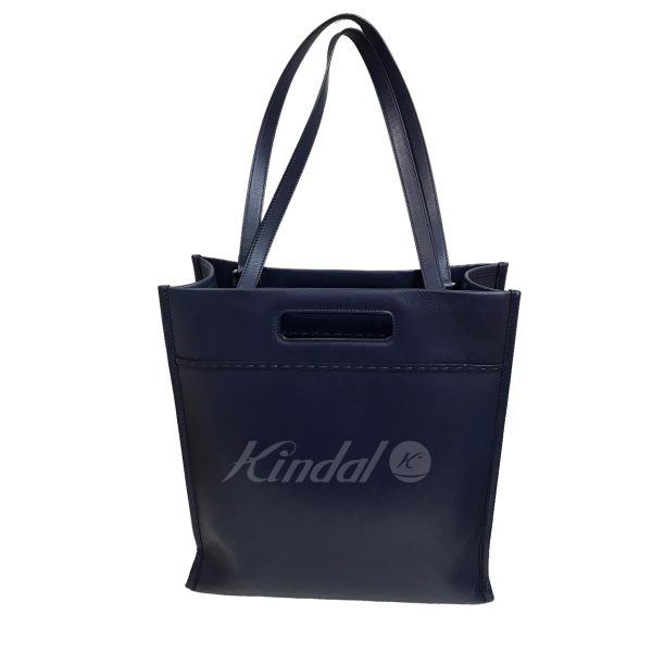 5 Fendi Shopping Navy Tote Bag