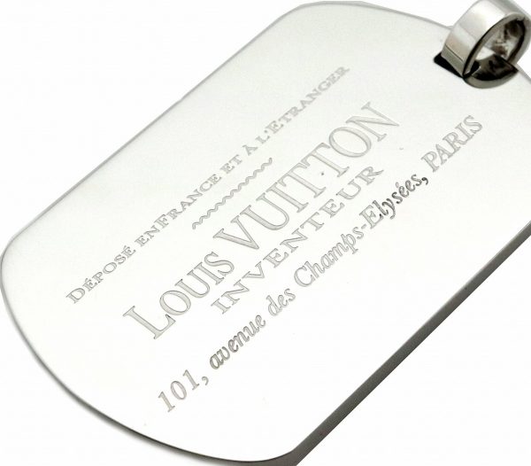 5 Louis Vuitton Champs Elysees GM Necklace Silver
