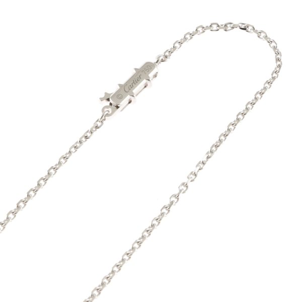 5 Cartier Necklace 18K Diamond Silver