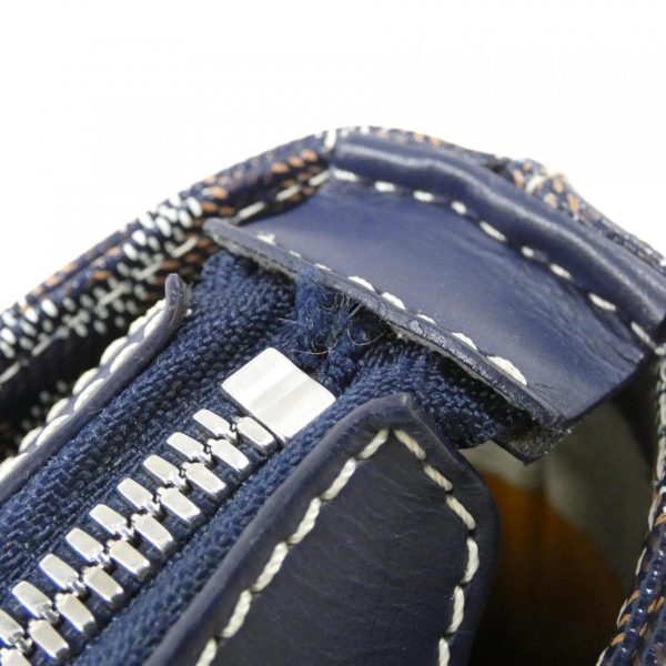 6 Goyard Marie MM Coated Canvas Bag Blue Marine