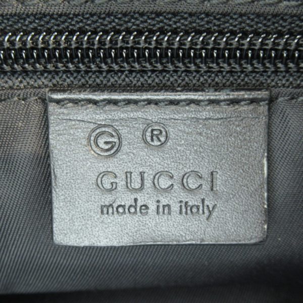 6 Gucci Shoulder Bag Nylon Black