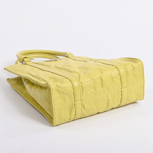 6085456 5 Prada 2way Bag Tote Bag Yellow