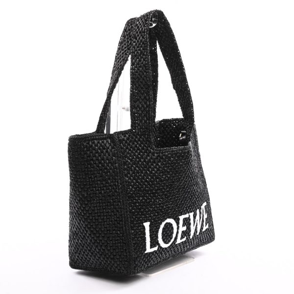 6098182 2 Loewe Font Tote Medium Tote Bag Black