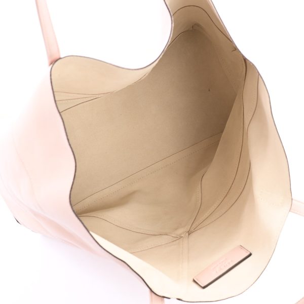 6102877 4 Loewe Origami Tote Bag Pink Beige Calf