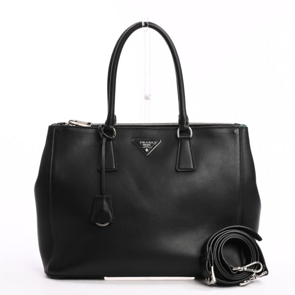 6103073 1 Prada 2way Handbag Nero Calf