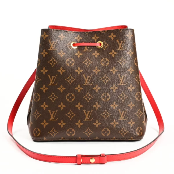 6103671 3 Louis Vuitton Neo Noe shoulder bag M44021 Coquelicot