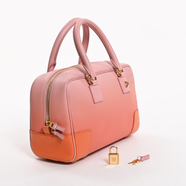 6105464 2 Loewe Amazona 23 Handbag Pink Calf