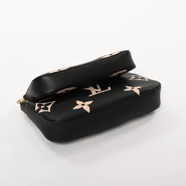 6106044 5 Louis Vuitton Multi Pochette Accessoire Shoulder Bag M45777 BlackBeige
