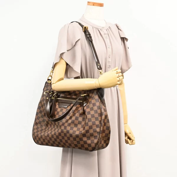 6106066 6 Louis Vuitton Evora MM shoulder bag N41131 Brown