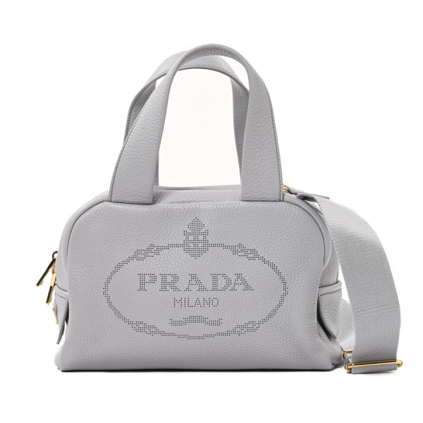 6106426 1 Prada 2way Handbag Light Gray