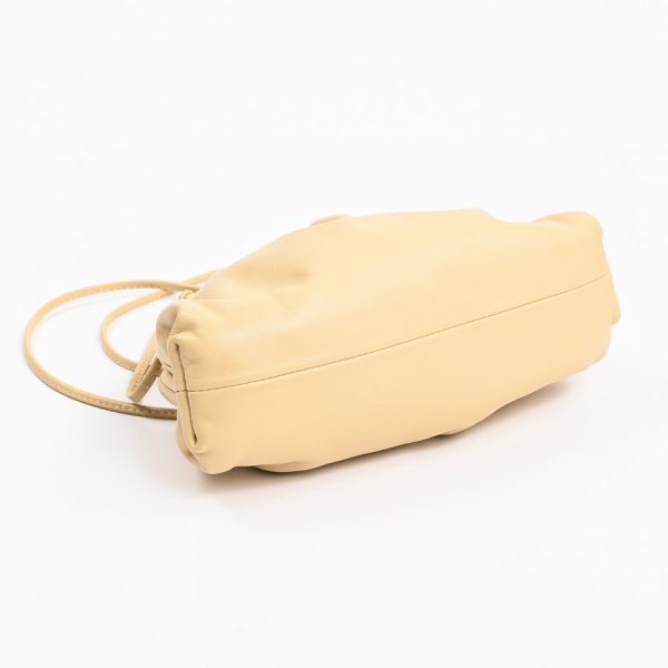 6107207 5 Bottega Veneta Mini The Pouch Shoulder Bag Ivory