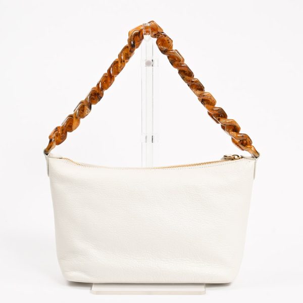 6107210 3 Miu Miu Madras Shoulder Bag White Handbag