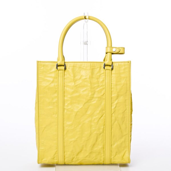 6107385 3 Prada 2way Bag Tote Bag Yellow Calf